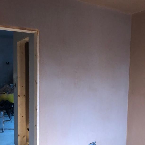 plastered wall