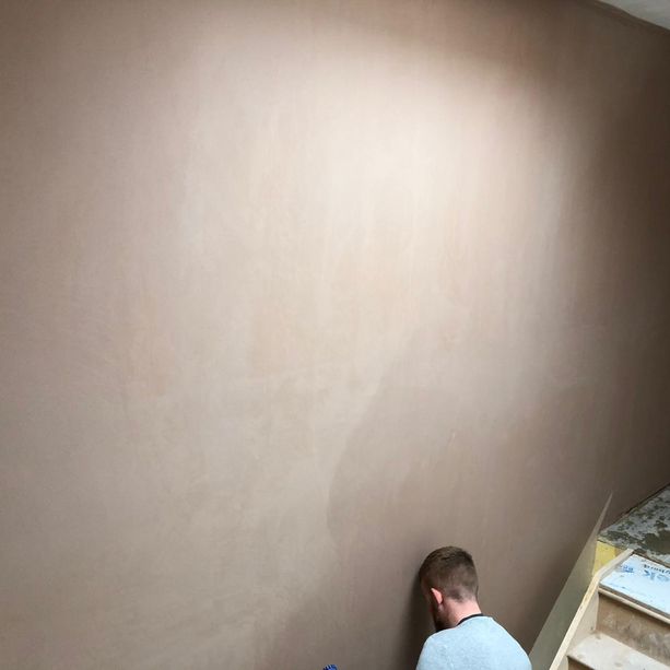 plastered wall