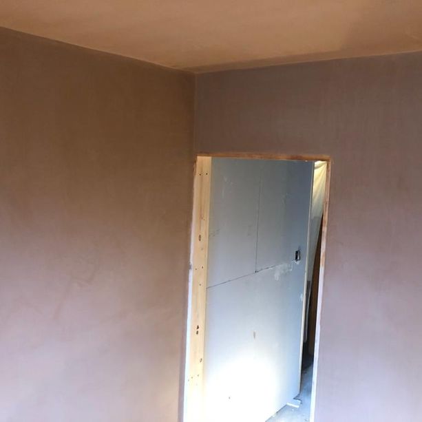 plastered wall